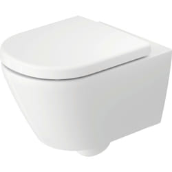 Wc suspendu Duravit D-Code, base de charnière prémontée, fixation