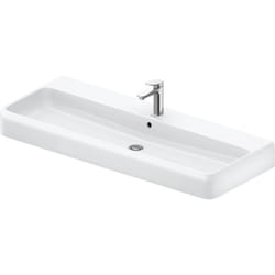 Duravit Qatego lavabo, 1200x470mm, avec trop-plein, dessous