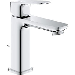 Grohe - Waschtischmischer Cubeo M-Size Mittelstellung kalt Ausladung 116 mm chrom mit Ablaufgarnitur