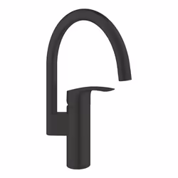 GROHE 332022433, Vers le bas, Noir, Poignées de levier, Unique, 3/8", Vitrocéramique