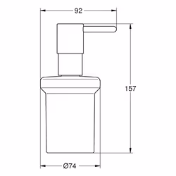 GROHE Start Distributeur de savon Noir