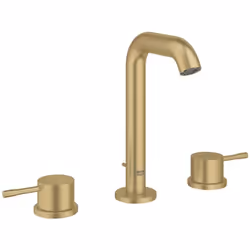 Mélangeur de lavabo à trois trous couleur : brossé Cool Sunrise Surface GROHE Long-Life hauteur du robinet : 193 mm zone de c ...