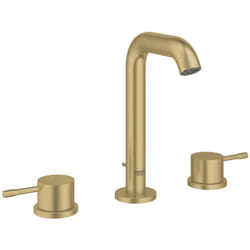 Grohe - Essence - Mitigeur de lavabo avec bonde, installation 3 trous, Cool Sunrise brossé 20296GN1