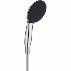 Pomme de douche Vitalio Start 110, avec flexible couleur : chrome finition : GROHE Long-Life diamètre : 110 mm 2 jets - Rain, ...