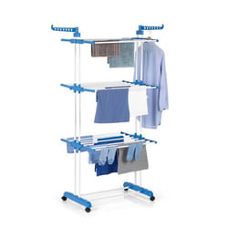 EASYmaxx 12719 séchoirs Séchoir sur pieds Bleu, Blanc