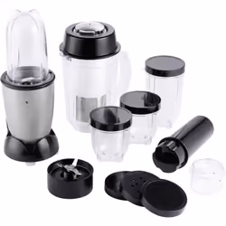 Mélangeur GOURMETmaxx Mr. Magic 18 pcs Certificat GS 400 W gris/noir Le plaisir peut être aussi simple et rapide ! QU'il s'ag ...