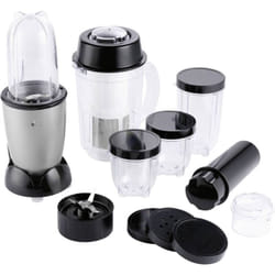 GourmetMaxx 14949 Mélangeur GOURMETmaxx Mr. Magic 18 pcs Certificat GS 400 W gris/noir