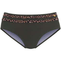 Lascana - Bas maillot slip de bain taille haute Adelin - LOV174L - Maillots séparables bas - Kaki - 42