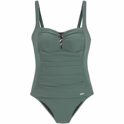 Lascana - Maillot de bain une pièce amincissant Rapiz - MAY63LA - Maillots de bain 1 pièce - Kaki - 42B