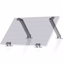 Support de panneau solaire universel Zelsius à angle réglable, kit de montage en aluminium pour un panneau Le support de pann ...