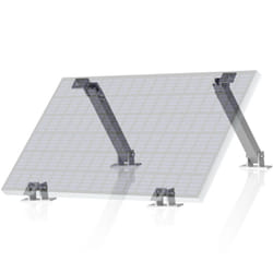 Zelsius - Support de panneau solaire universel à angle réglable, kit de montage en aluminium pour un panneau