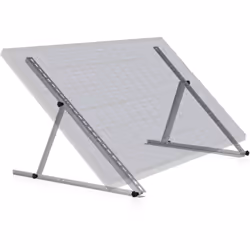 Support de panneau solaire Zelsius en aluminium, 0 à 90 degrés, pour un panneau, barre de support 114 cm. Le support de panne ...