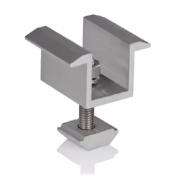 Pince centrale universelle Zelsius en aluminium pour panneaux solaires, connexion de panneaux solaires, pince en forme de T. ...