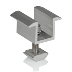Pince centrale universelle en aluminium pour panneaux solaires, connexion de panneaux solaires, pince en forme de t - Zelsius