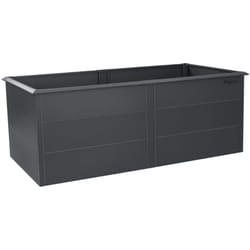 Zelsius - Parterre surélevé pour jardin, anthracite ral 7016 200 x 100 x 77 cm Térrasse ou balcon