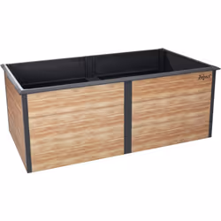 Zelsius Parterre surélevé pour jardin, anthracite RAL 7016 | 200 x 100 x 77 cm | Térrasse ou balcon Le parterre surélevé peut ...