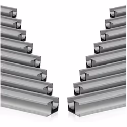 Rail de montage universel Zelsius en aluminium 150 cm pour un module solaire, rail de fixation, 16 pcs. Le rail de montage un ...