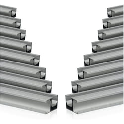 Zelsius - Rail de montage universel en aluminium 150 cm pour un module solaire, rail de fixation, 16 pièces