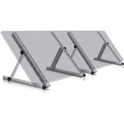 Support de panneau solaire en aluminium Zelsius de 0 à 90 degrés, pour deux panneaux, barre de support 56 cm