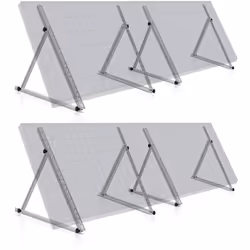 Support de panneau solaire Zelsius en aluminium, de 0 à 90 degrés, pour quatre panneaux, barre de support 104 cm. Le support  ...