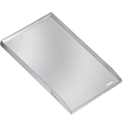 BBQ-Toro plaque de cuisson en acier inoxydable, 32,5 x 49 cm, BBQ Plancha, plaque de cuisson, poêle à griller, plat à griller