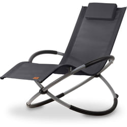 Campfeuer - Chaise longue relax, Anthracite, Chaise longue de jardin pliante Chaise longue à bascule Chaise longue à bascule