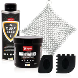 Bbq-toro - Set de 5 accessoires pour Dutch Oven avec Dopfheld, Dopfwunder, Grill Schaber et Ringreiniger