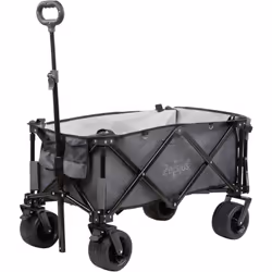 Zelsius Bollerwagen pliable, gris, chariot de transport, chariot de plage, chariot à main, chariot pliable Le chariot à bras ...