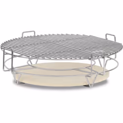 BBQ-Toro système de cuisson pour Kamado Ø 52 cm, système de fumoir en acier inoxydable avec 3 niveaux, accessoires Kamado Tra ...