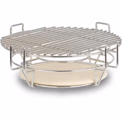 BBQ-Toro système de cuisson pour Kamado Ø 39 cm, système de fumage en acier inoxydable avec 3 niveaux, accessoires Kamado Tra ...