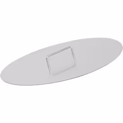 BBQ-Toro Couvercle en acier inoxydable pour brasero Ø 70 cm, argent, couverture pour brasero Le couvercle BBQ-Toro pour brase ...