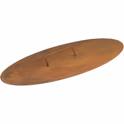 BBQ-Toro Couvercle pour brasero Ø 60 cm, aspect rouille, couverture pour brasero Le couvercle BBQ-Toro pour brasero est polyv ...