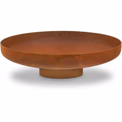 BBQ-Toro Brasero Ø 80 cm, aspect rouille, foyer extérieur avec pied, coupe à feu en acier patiné Le brasero avec patine rouil ...
