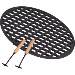 BBQ-Toro grille de cuisson en fonte Ø 54 cm, pour gril sphérique Ø 57 cm, déjà cuite - preseasoned Qu´il s´agisse de légumes, ...