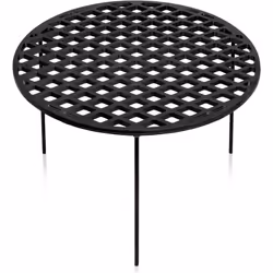 BBQ-Toro grille de cuisson en fonte Ø 54 cm avec 3 pieds, dessous de plat Dutch Oven, accessoires pour barbecue, trépied La g ...