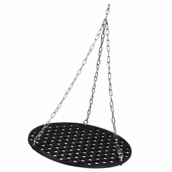BBQ-Toro grille en fonte Ø 54 cm, avec suspension par câbles, déjà culottée, preseasoned La grille en fonte BBQ-Toro est le c ...