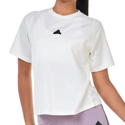 T-shirt Blanc Femme Adidas IS3920