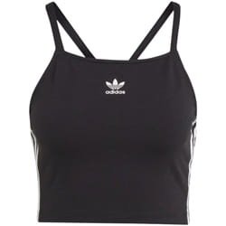 Crop top Adicolor 3 bandes en Noir