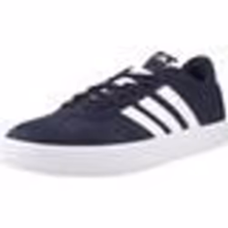 Chaussures Homme - ADIDAS - VL Court 3.0 - Bleu - Lacets - Plat - Synthétique