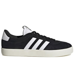 Chaussures Adidas Vl Court 3.0 - Femme - Noir - Talon Plat - Lacets