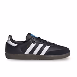 Chaussures pour Enfant - ADIDAS - Samba Og J - Cuir - Lacets - Noir
