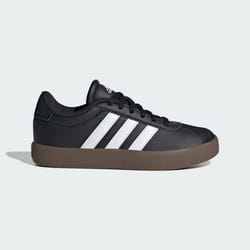 Chaussures - ADIDAS - VL Court 3.0 - Daim-Nubuck - Enfant - Couleur Core Black Cloud White Gum