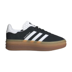 adidas Gazelle Bold WMNS : Chaussures de Sport Femme en Noir/Blanc/Gomme Taille 36 - Style Iconique et Confortable