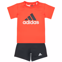 Ensemble - Adidas - IQ4132 - Orange/Noir - 100% coton - Garçon