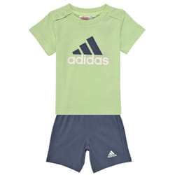 Ensemble Garçon - Adidas - IS2512 - Vert/Bleu - 100% Coton - Élastique au Short