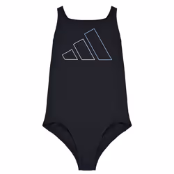 Maillot de bain Performance Big Bars Enfants en Noir