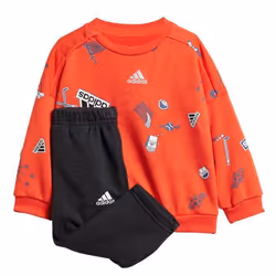 Survêtement Orange/Noir Garçon Adidas Brand Love