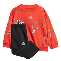 Survêtement Orange/Noir Garçon Adidas Brand Love