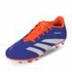 Chaussures de football pour enfant Adidas Predator Club Fxg J - Bleu - Crampons moulés - Terrain synthétique