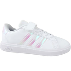 Baskets - ADIDAS - Grand Court 2.0 - Enfants - Lacets élastiques - Sangle auto-agrippante